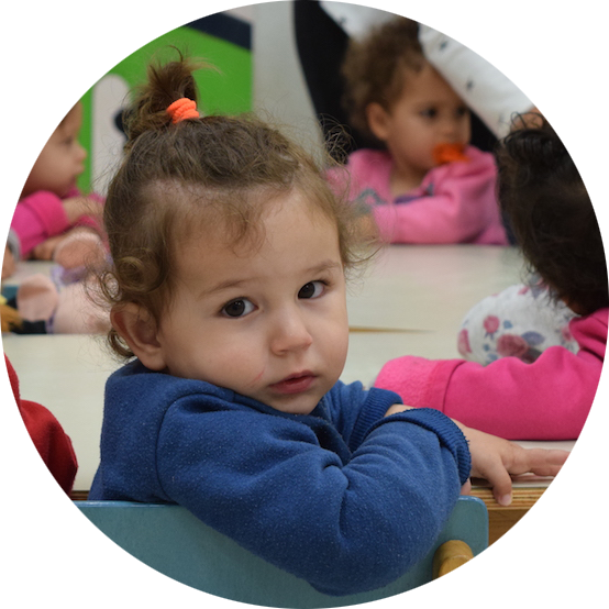 Child at a daycare center in Israel