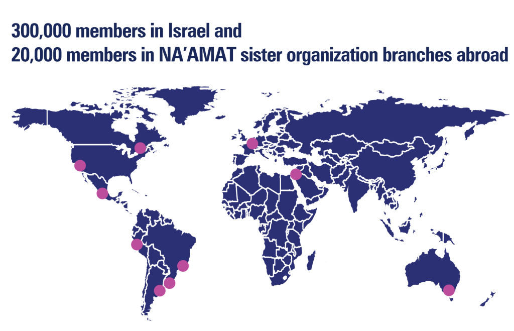 NA'AMAT by the numbers