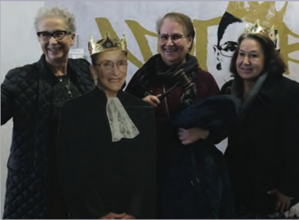 PHILADELPHIA — The Rimonim chapter from Philadelphia and the Cherry Hill, NJ Group together sponsored a trip to see the exhibit on Supreme Court Justice Ruth Bader Ginsberg at the Philadelphia Jewish Museum. The event raised funds for the RBG scholarships that NA’AMAT USA sponsors.
