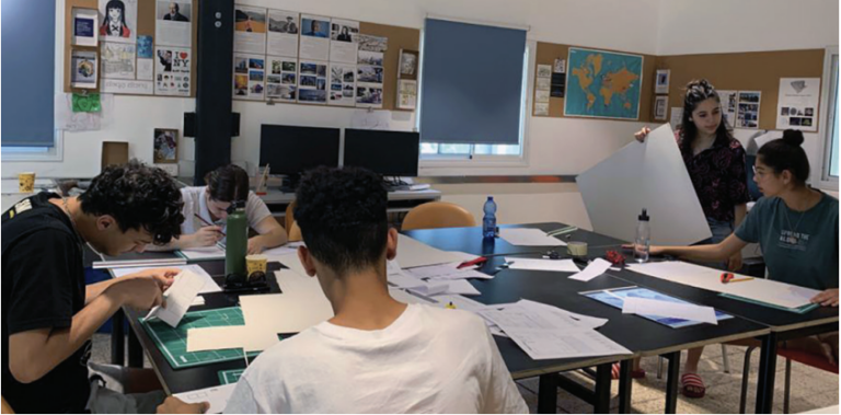 Ayanot students begin studies that could lead to a career in architecture.