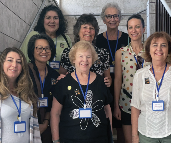 The NA’AMAT USA delegation.