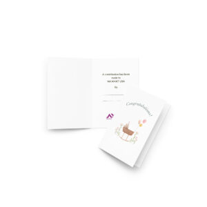 Contribution card: Congratulations, Baby