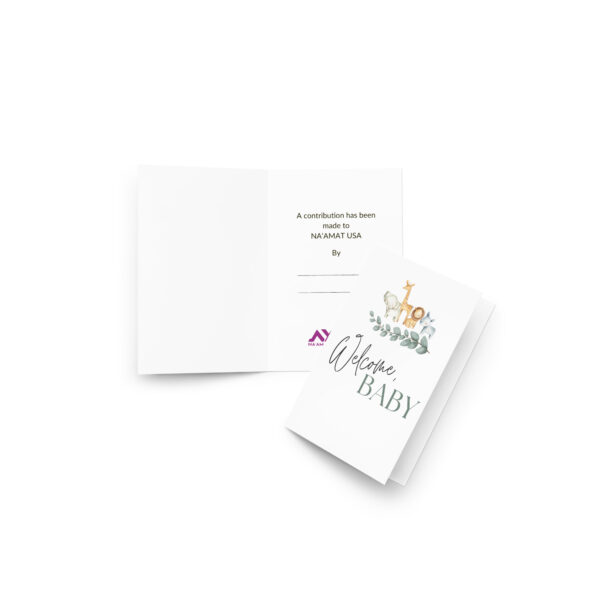 Contribution Card: Welcome New Baby