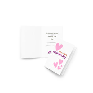 Contribution card: Happy Anniversary