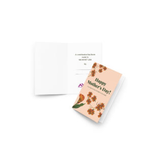 Contribution card: Mother's day Pink