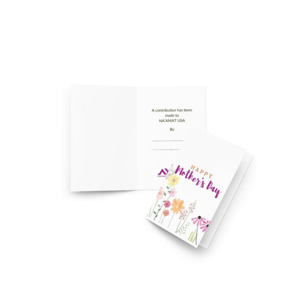 Contribution Card: Mother's Day, Purple Floral
