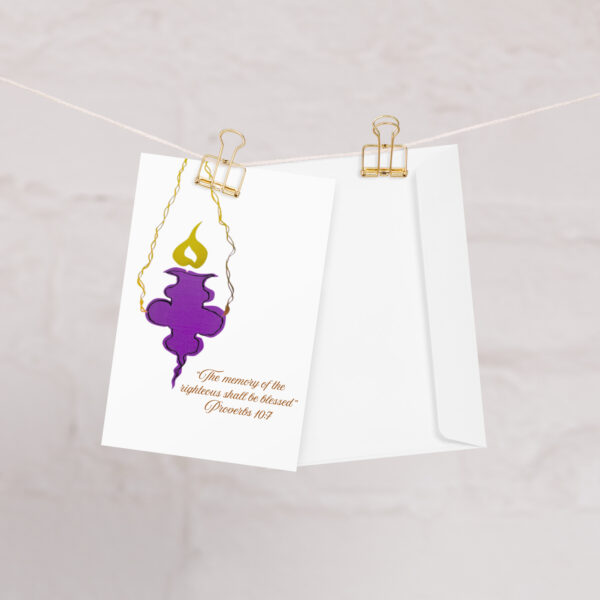 Contribution Card: Purple Lamp