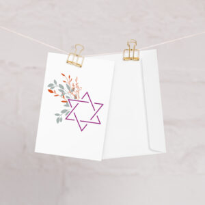 Contribution card: Floral