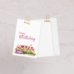 Contribution card: Birthday