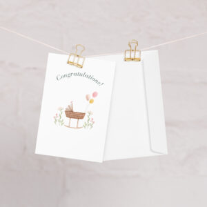 Contribution card: Congratulations, Baby